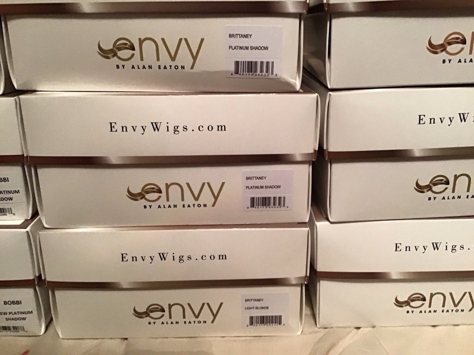 NEW IN BOX BOBBI Wig by ENVY NEW PLATINUM SHADOW Lace Front Mono GORGEOUS