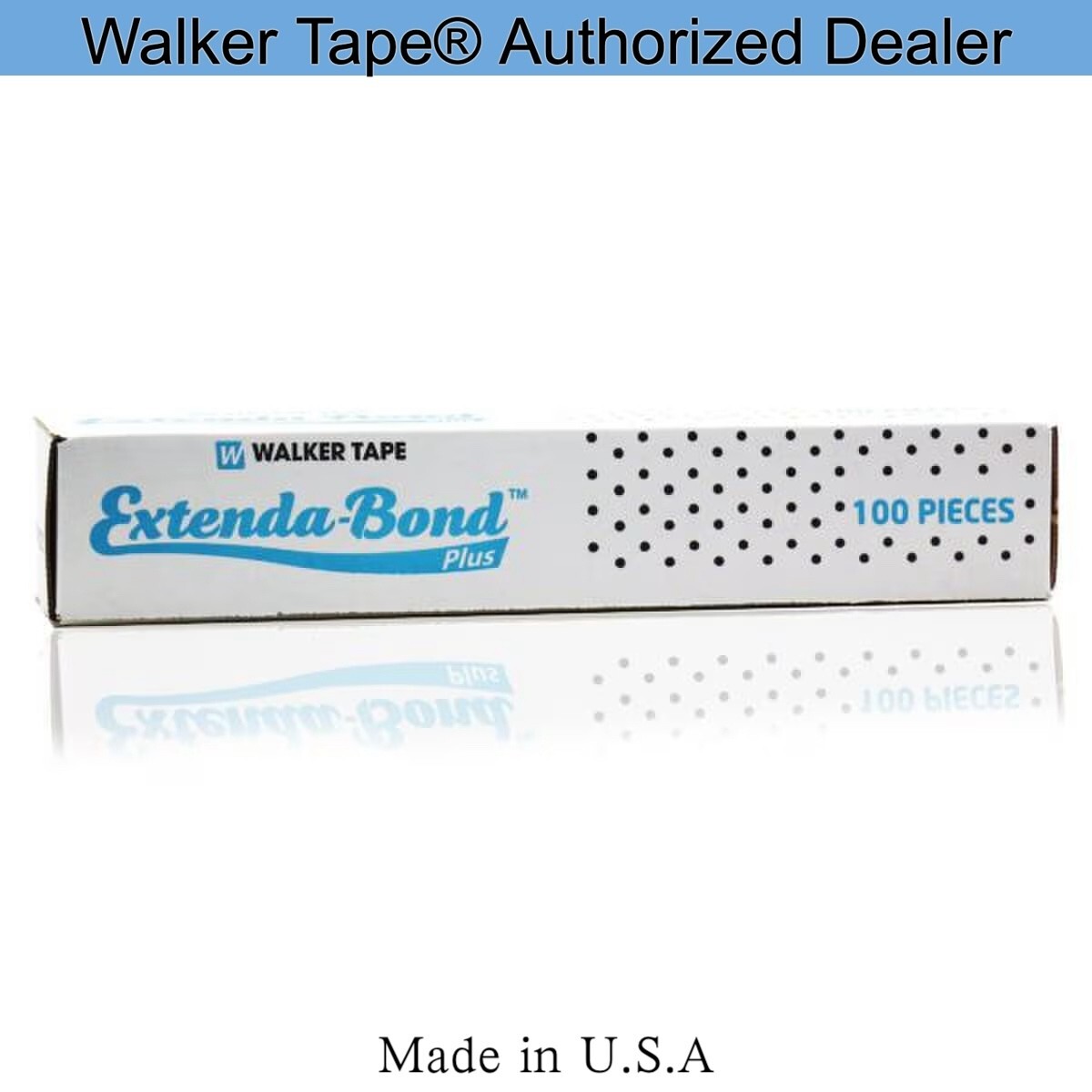Walker Extenda Bond Plus Tape, 1.5″x12″ Strips, 100 Pics/ Box