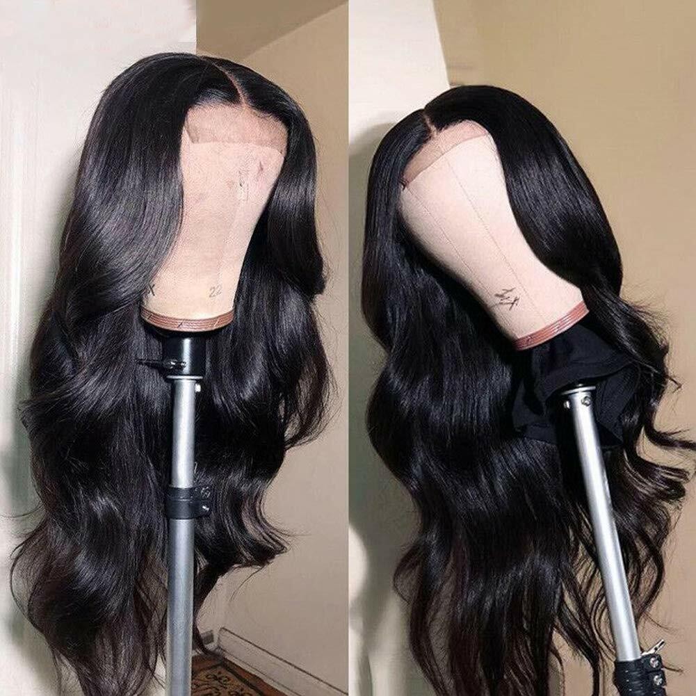 Body Wave Lace Front Wigs Human Hair Bleached Knots Glueless Natural Color