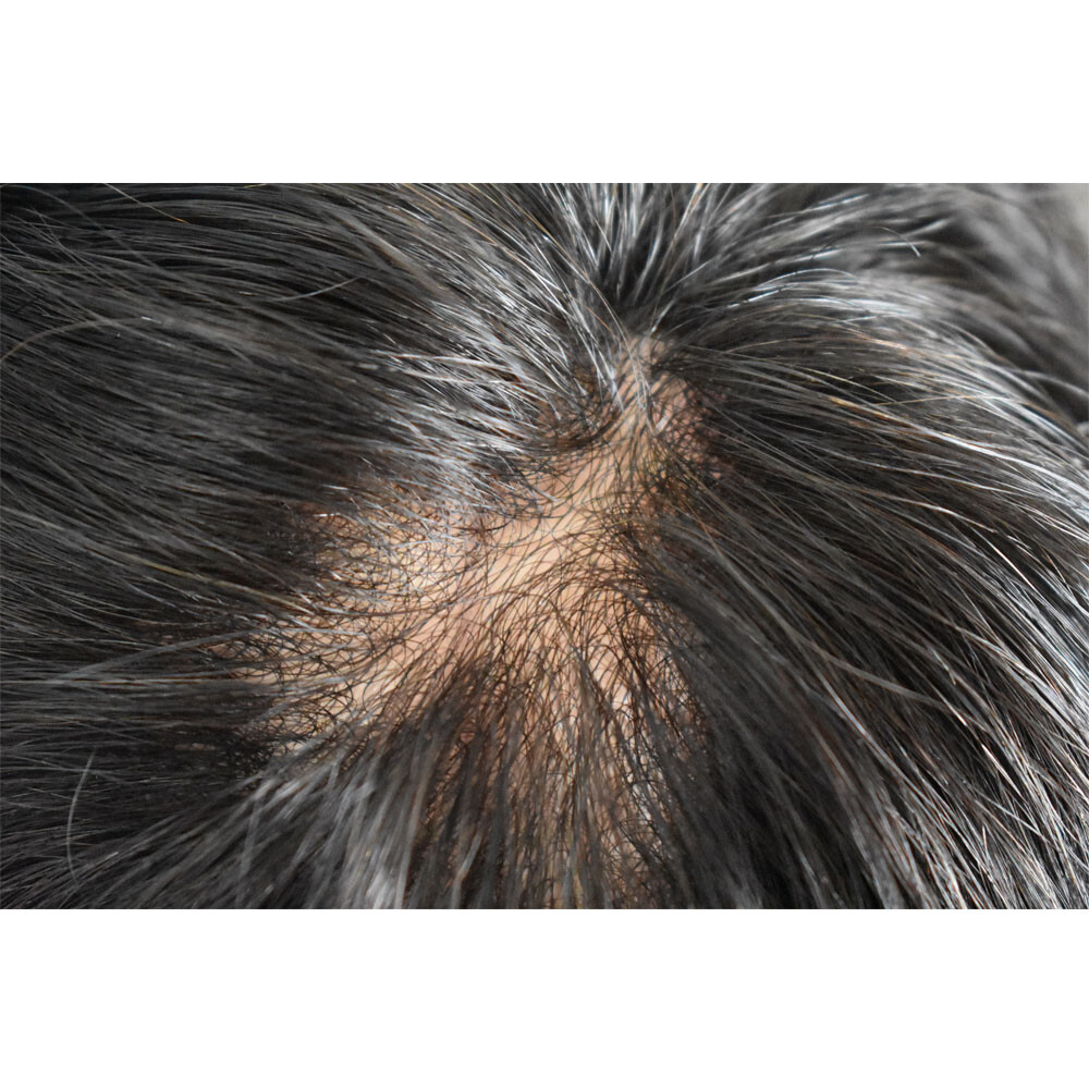 Mens Toupee Invisible Real Human Hairpiece Full Poly Thin Skin PU Wigs 8×10