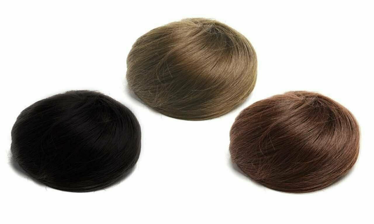 Clip On Instant Man Bun – Synthetic Hair Extension – Funny Gag Gift