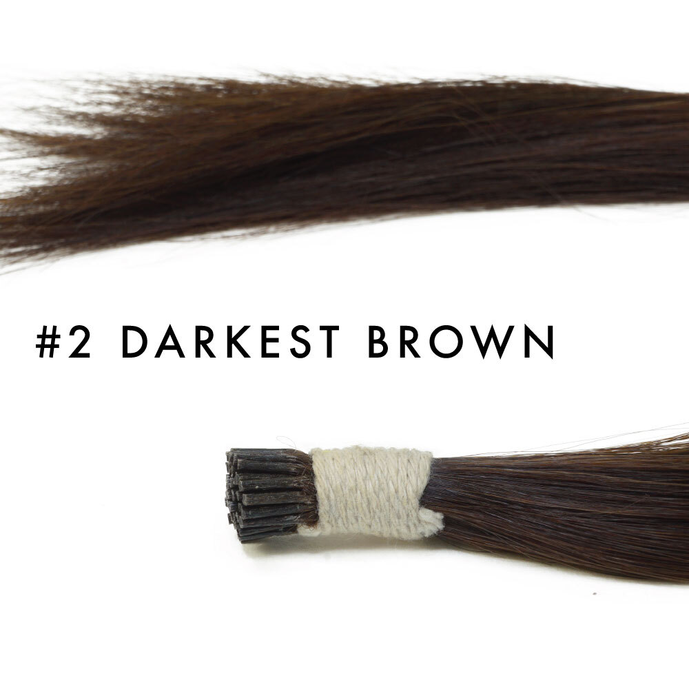The Hair Shop 808 I-Tip Hair Extensions, Remy Human Hair Microlink 16″ & 20″ 56g