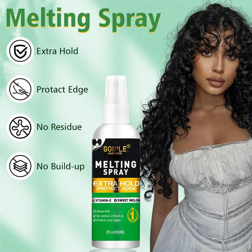 Lace Melting and Holding Mousse Glue-Less Hair Adhesive for Wigs, Wig Glue La…