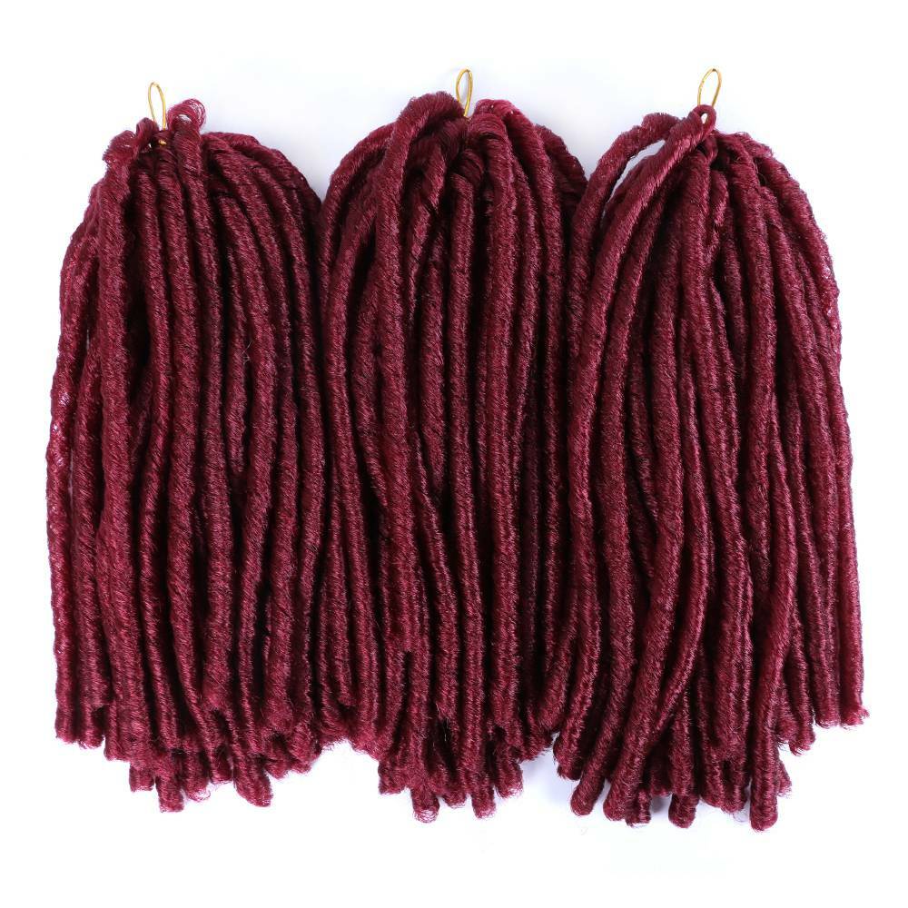14 Inch Soft Faux Locs Crochet Hair Soft locs Synthetic Braiding Hair Extensions