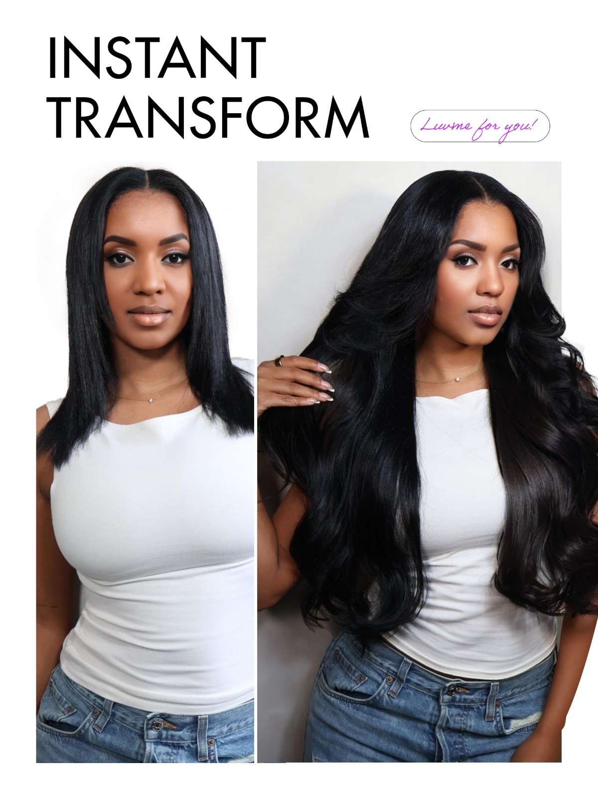 All-Day Comfort Loose Body Wave Lace Front Wig – 5×5 Human Hair, Glueless, Pre-P