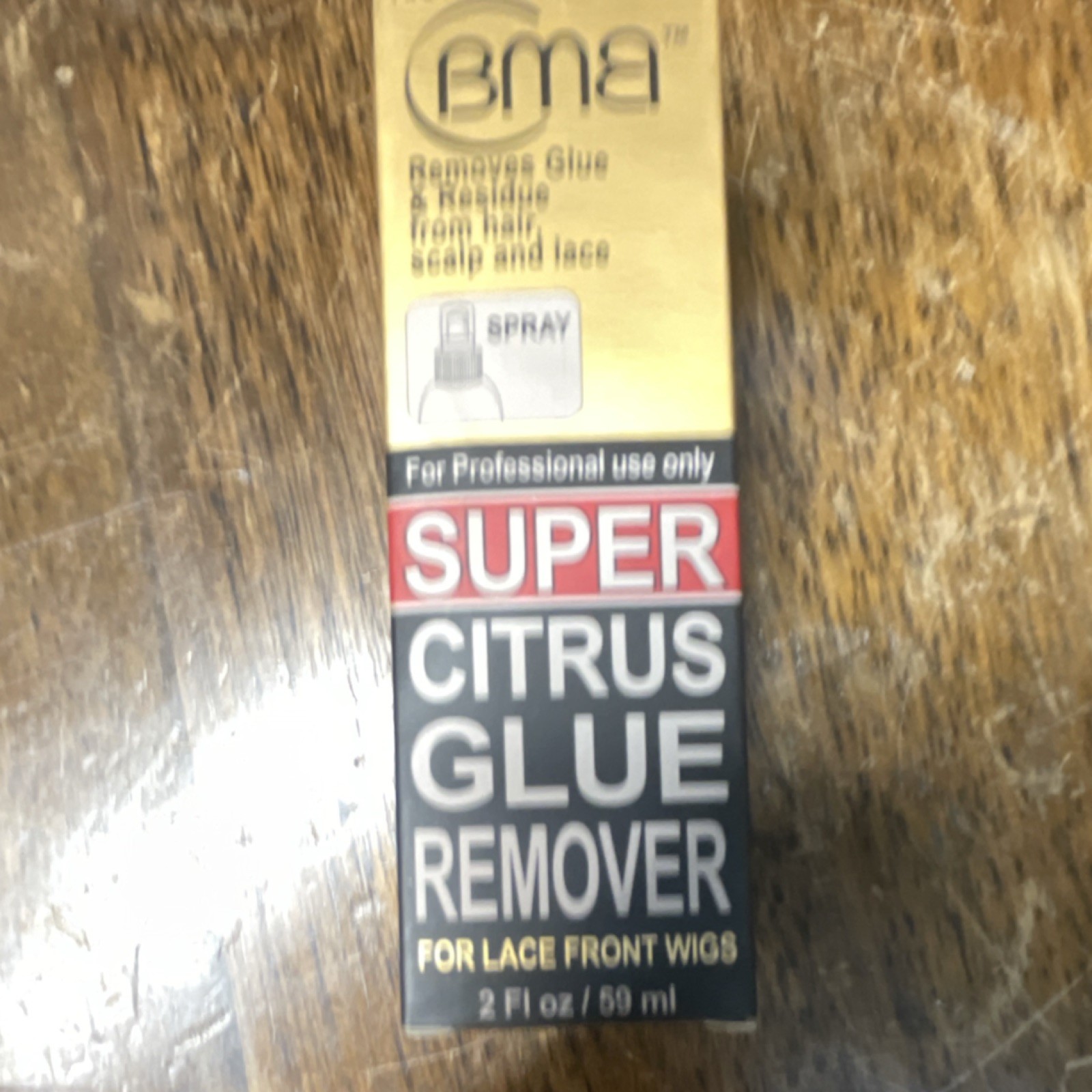 BMB Citrus Based Spray Glue Remover for Lace Front Wigs 2 fl oz 59 ml
