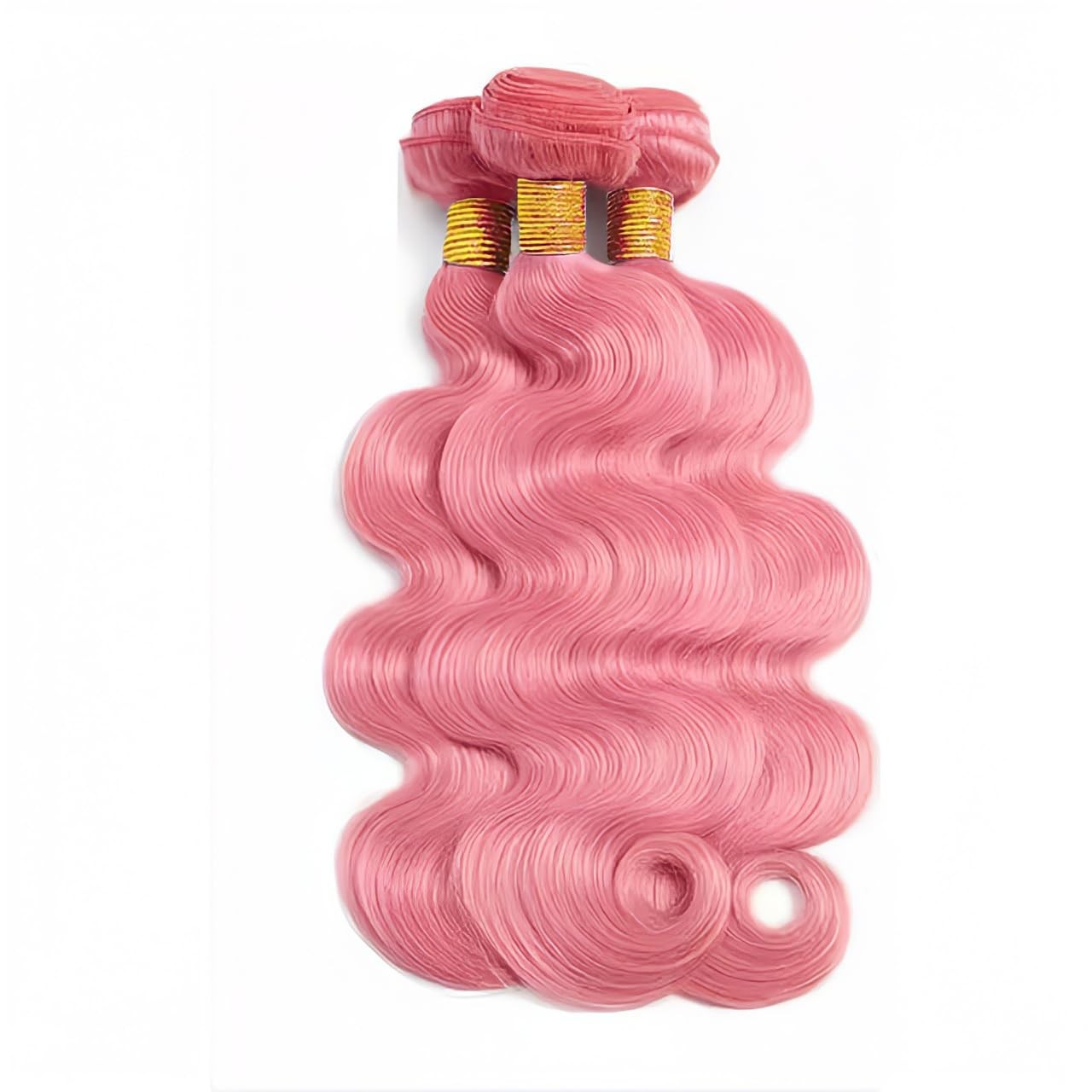 Fuivjuix Pink Bundles Body Wave Bundles Human Hair 28 30 32 Inch Brazilian
