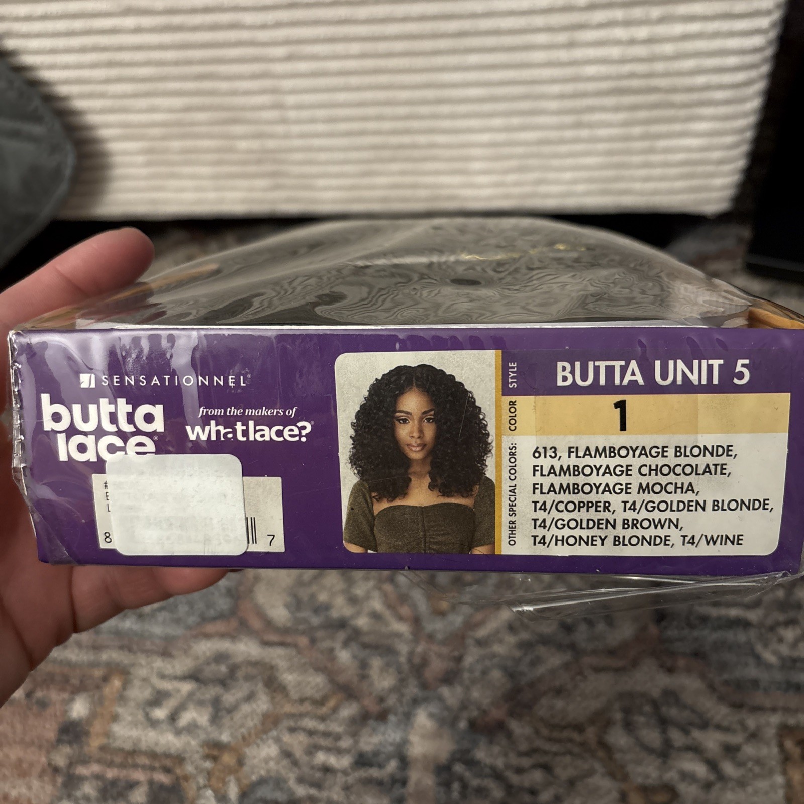 Sensationnel Synthetic HD Lace Front Wig – BUTTA UNIT 5 (Color 1) NEW
