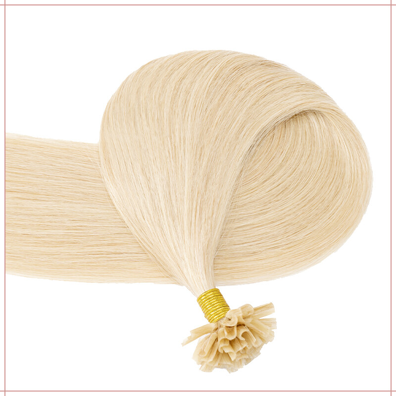 Keratin Pre-bonded Nail U Tip 100% Remy Russian Human Hair Extensions Balayage