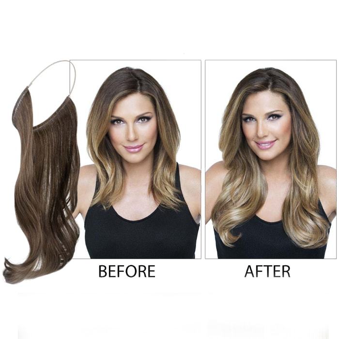 Dark Golden Blonde 14/26R 3101300 Daisy Fuentes Double Layer Secret Extension