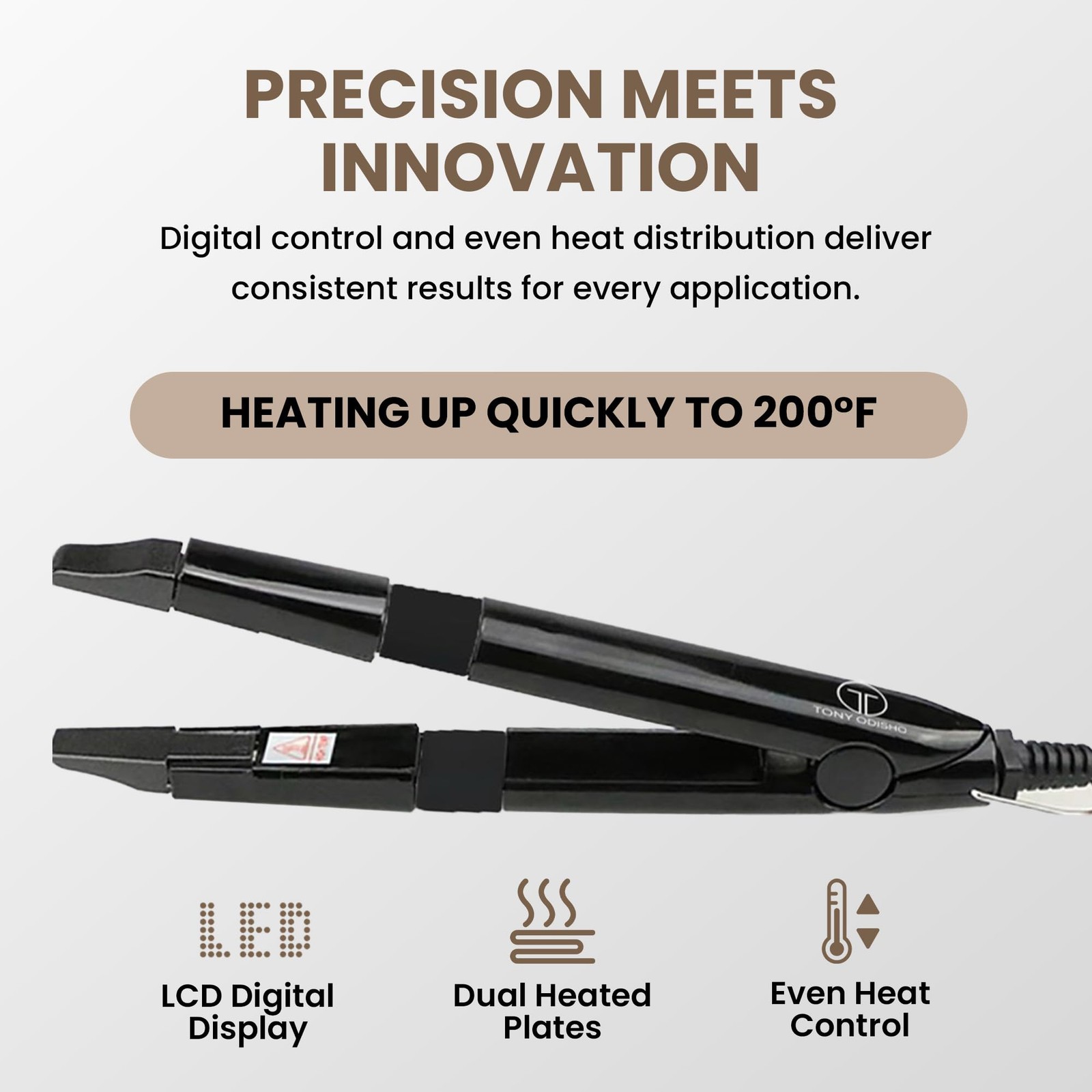 TONY ODISHO Fusion Digital Heat Tool – Fusion Bond K Tip Keratin Extension To…