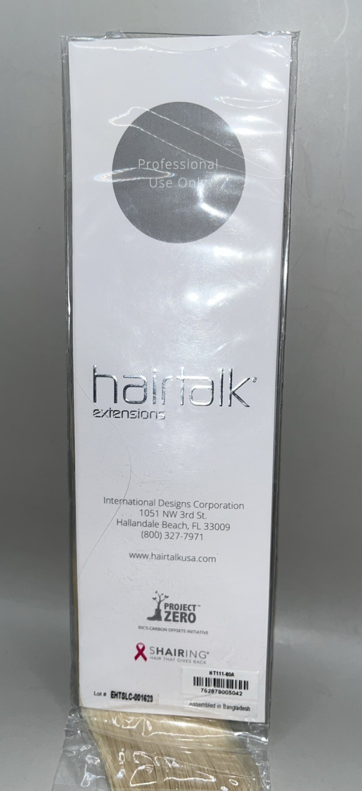 Hairtalk Petite Hair Extensions 12 Bands 1.1” Wide60A HT111 17”/43 cm Human Hair