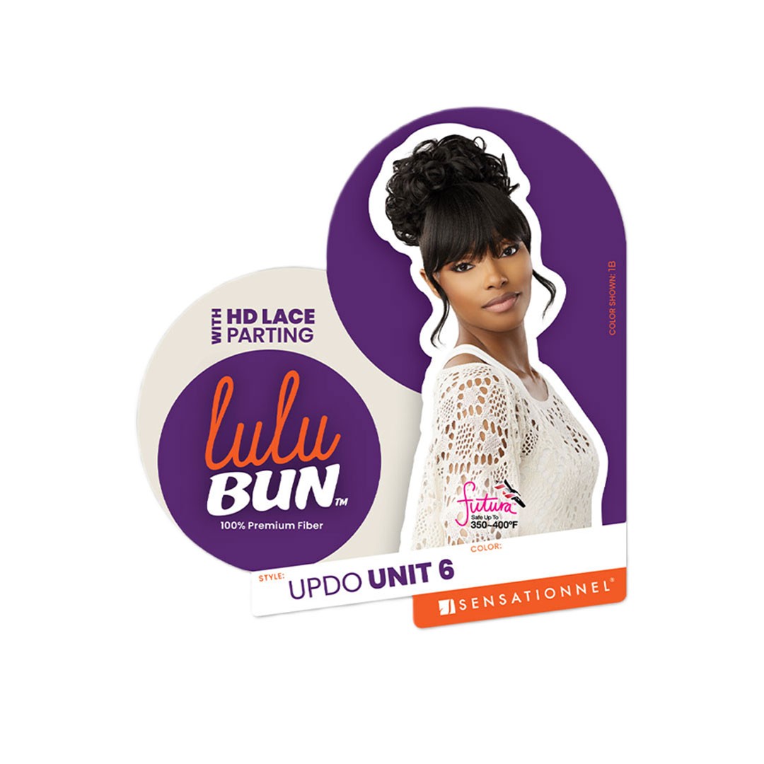 Sensationnel Synthetic Hair Wig Piece Hd Lace Parting Lulu Bun – Updo Unit 6