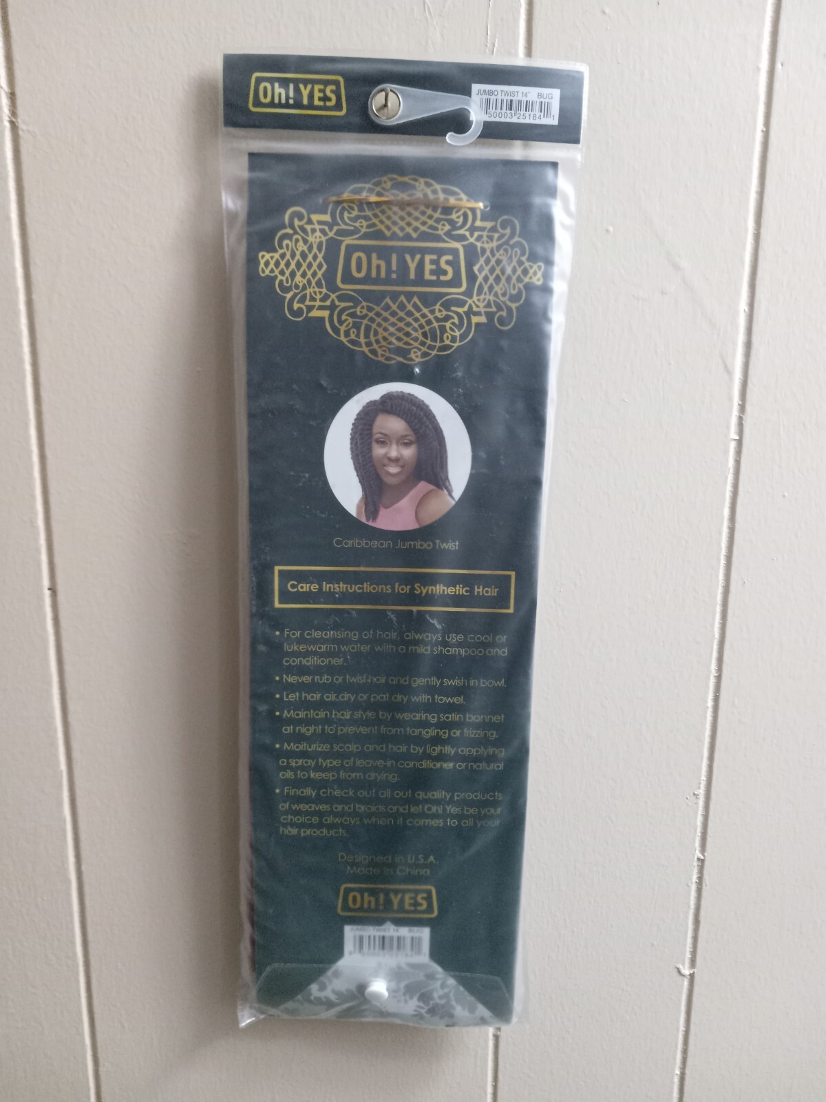 Oh!Yes Caribbean Jumbo Twist | CROCHET BRAIDS | 14 INCH | COLOR BUG | 100%…