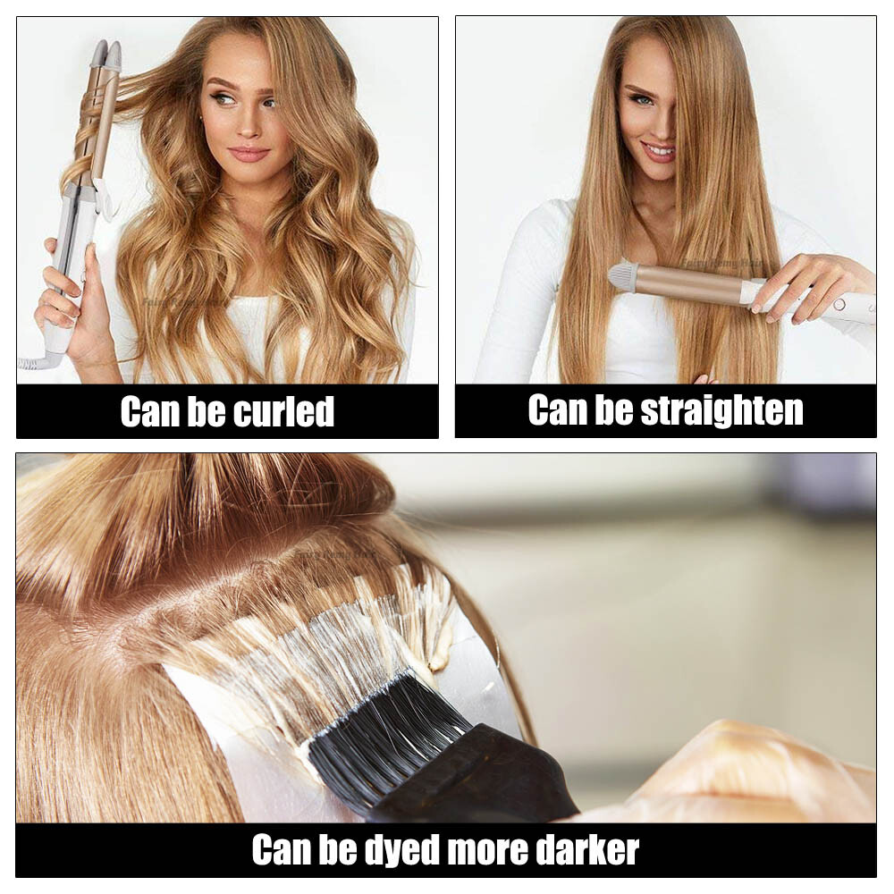 100% Soft 100% Remy One Piece Clip in Real Human Hair Ectensions 3/4 Full Head
