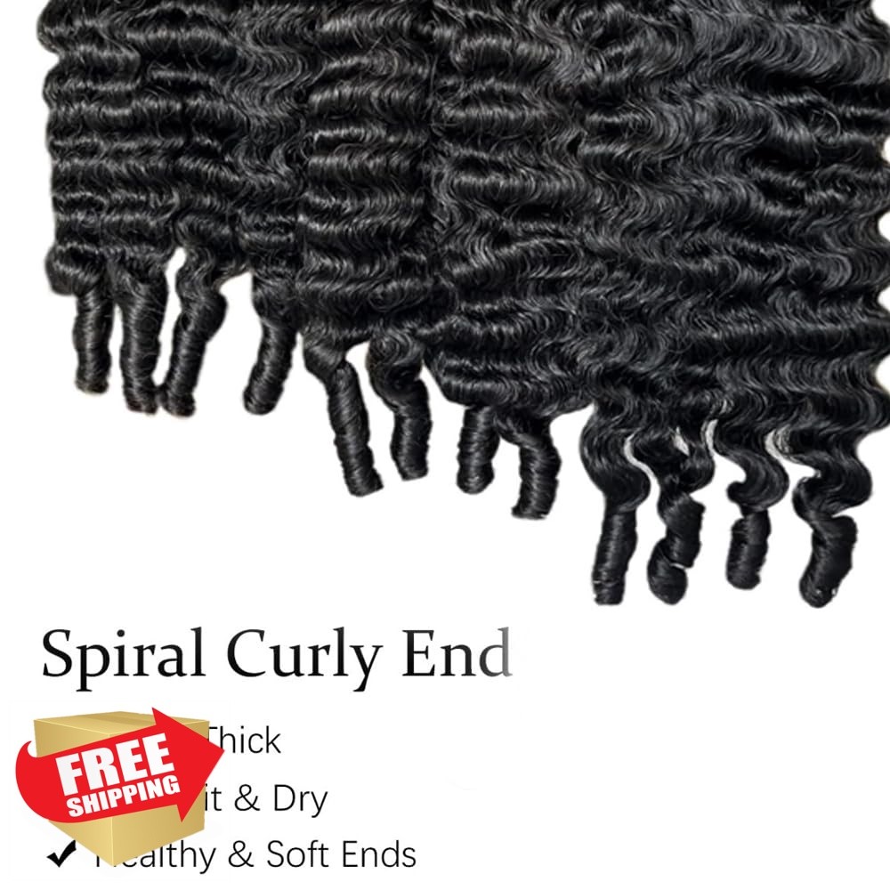 TryRich 14-18in Natural Black Bundles