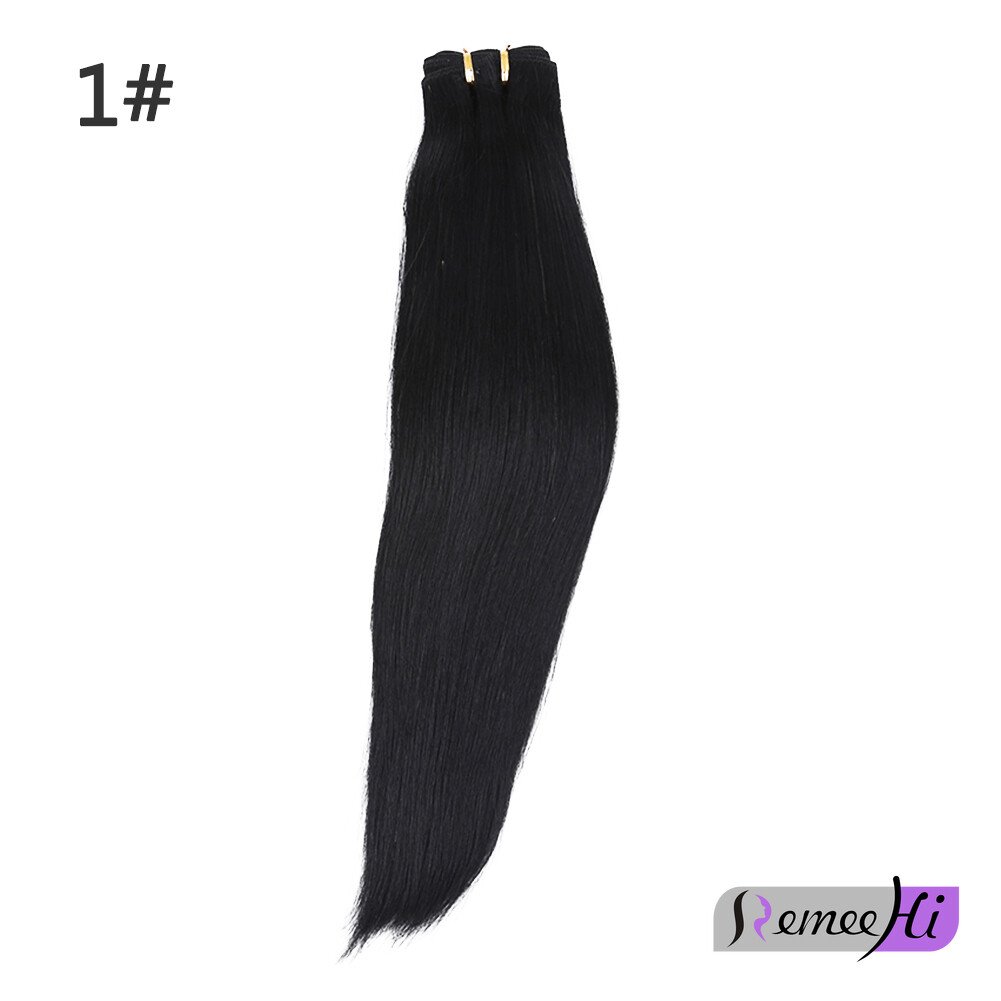 Long Body Wavy Glueless 100% Human Hair 3/4 Half Wig Machine Weft Cap 140g-200g