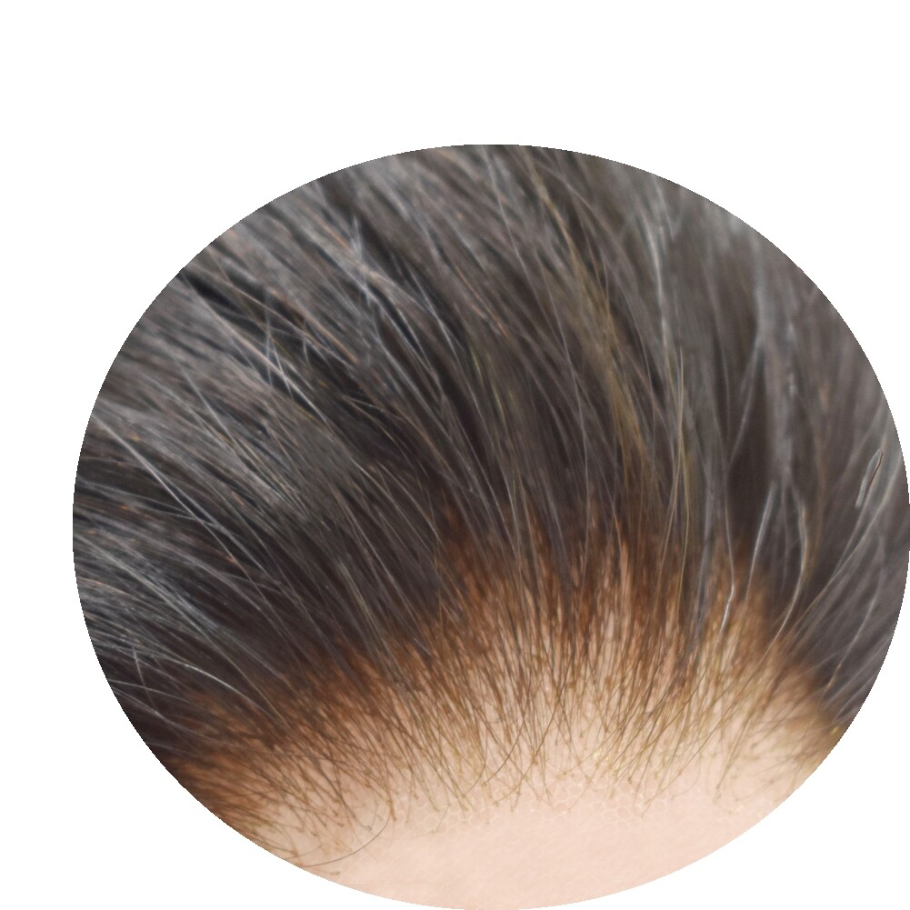 Full French Lace Hair Replacement System For Man Swiss Lace Men Toupee Hairpiece