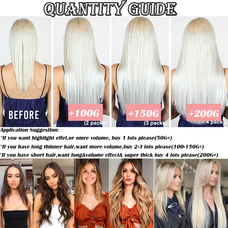 Keratin 100G U Nail Tip Remy Human Hair Extensions Balayage Blonde Pre Bonded 8A
