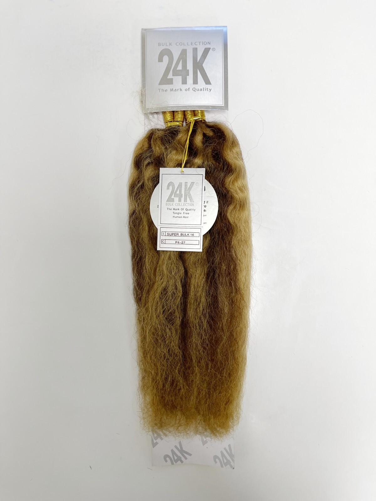 Blended Human Hair Super Wave Bulk Wet Wavy for Braiding 16-24” Select Colors