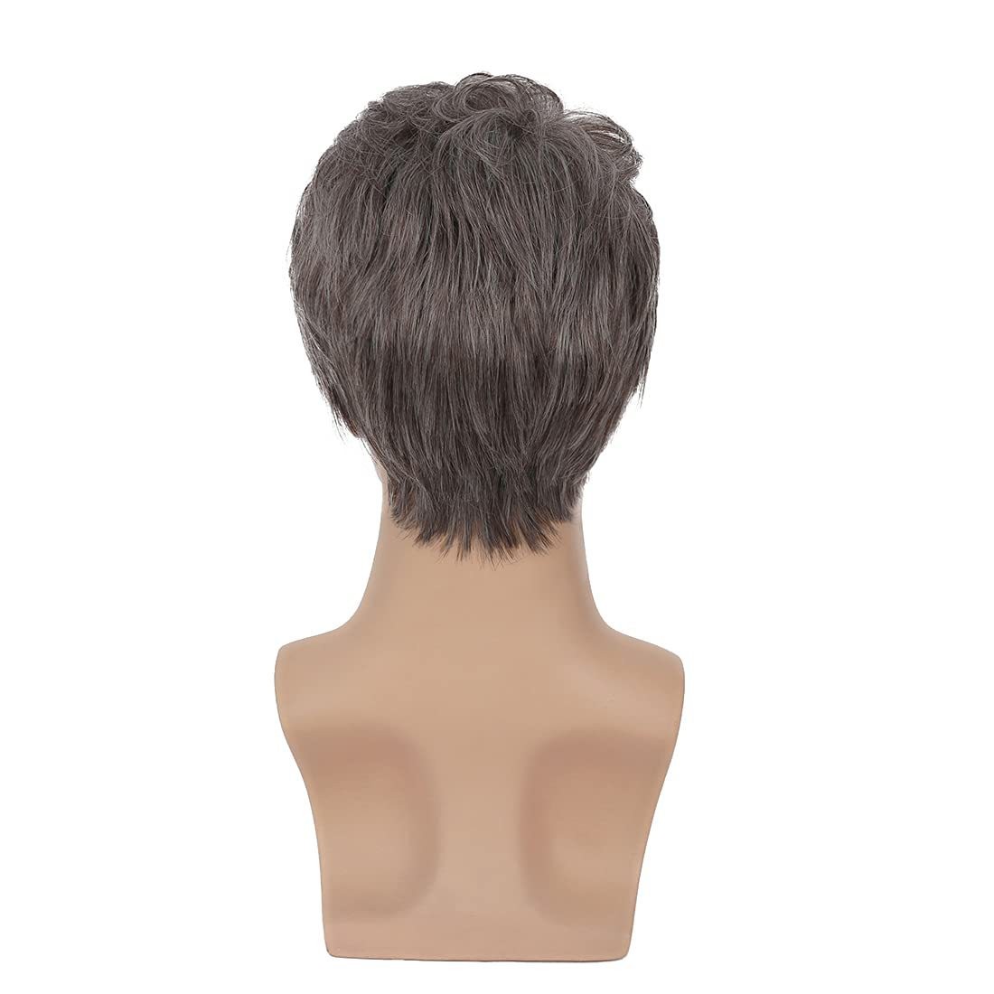 Men’s Short C Wig 6in Full Wig Party Cosplay Heat Resistant Synthetic