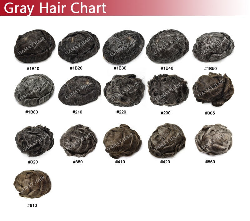 Customized Mens Toupee Hairpiece Human Hair Replacement Systems Wig for Men US