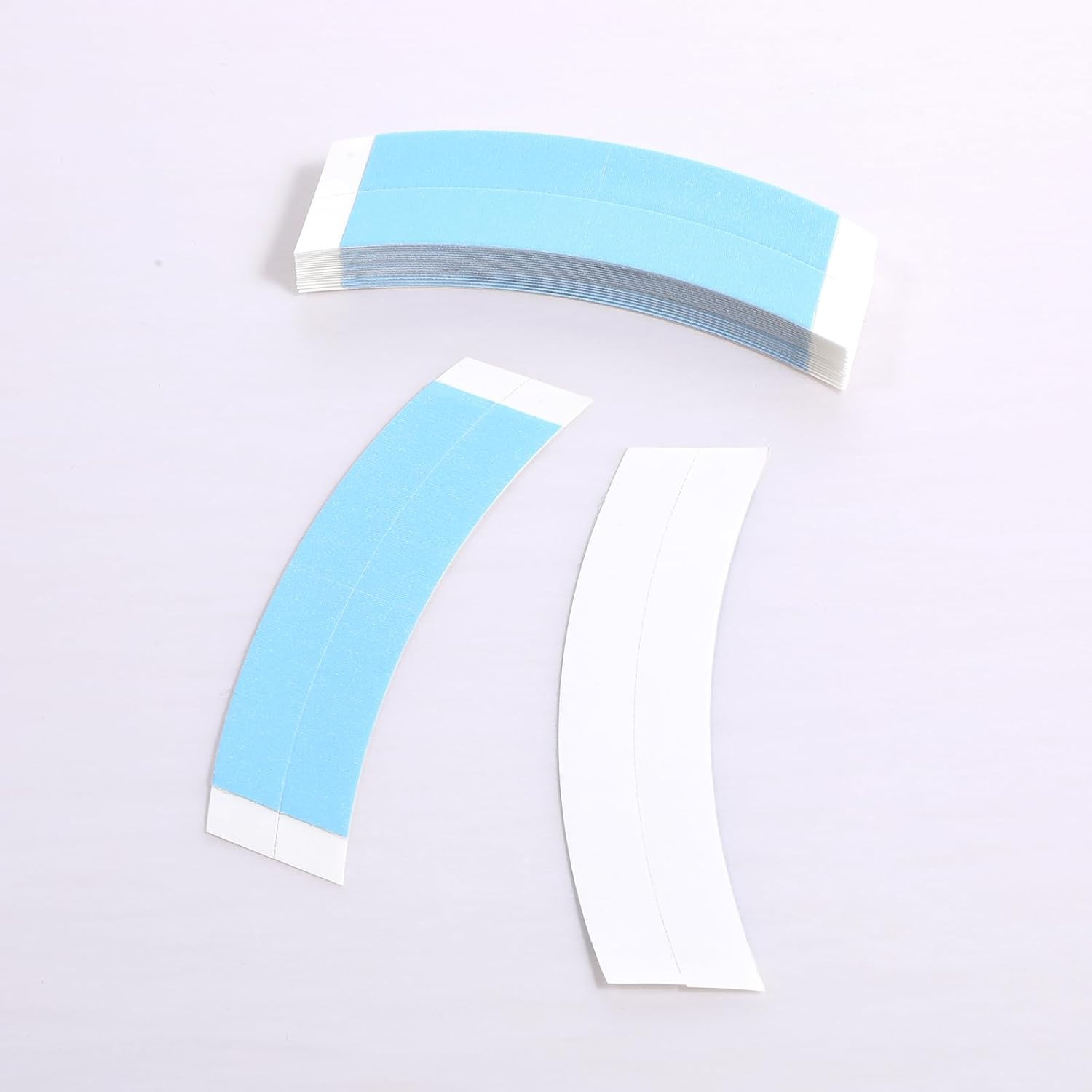 60 Pcs Waterproof Double-Sided Wig Tape for Lace Wigs & Toupees (Blue)