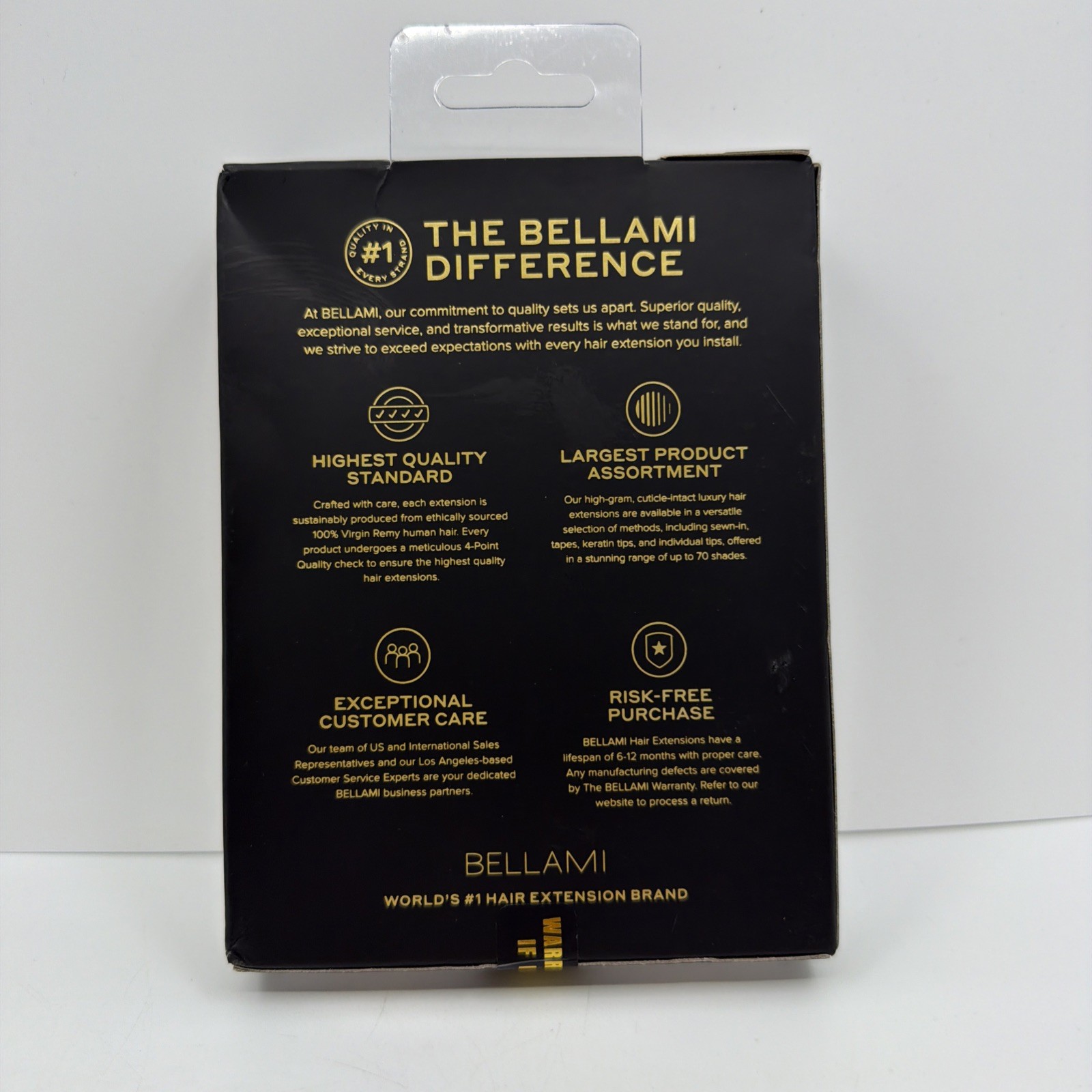 Bellami Infinity Weft 22” PEARL BLONDE #8C/88 Hybrid Blend New Sealed Weft