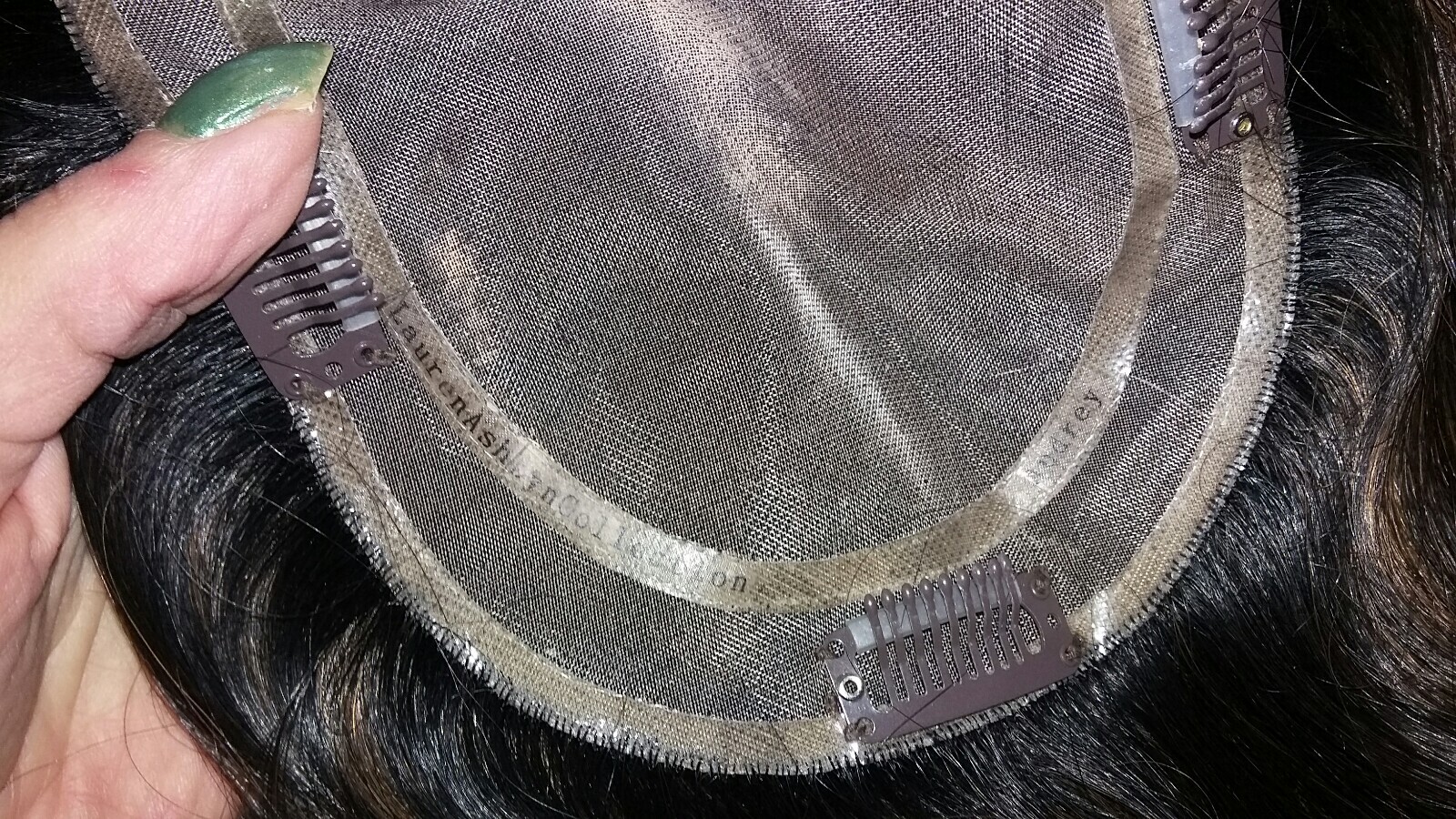 LAUREN ASHTYN EUROPEAN CUSTOM LUXURY HUMAN HAIR TOPPER 20″