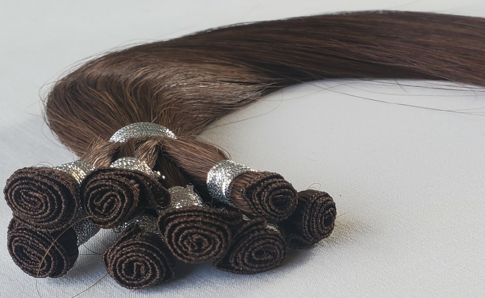 18″, 20″, 22″ Hand-Tied Weft, 100 grams, Human Remy Hair Extensions # 3