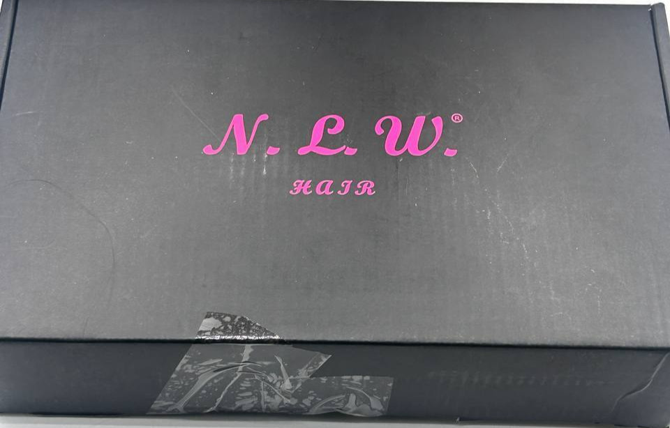 N.L.W. 10″ x 8″ Straight Jet Black Human hair Thin skin 110% Density