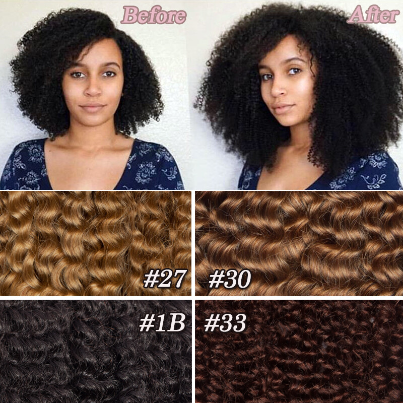 Double Weft Clip in Virgin Remy Human Hair Extensions Full Head Thick 140G 150G