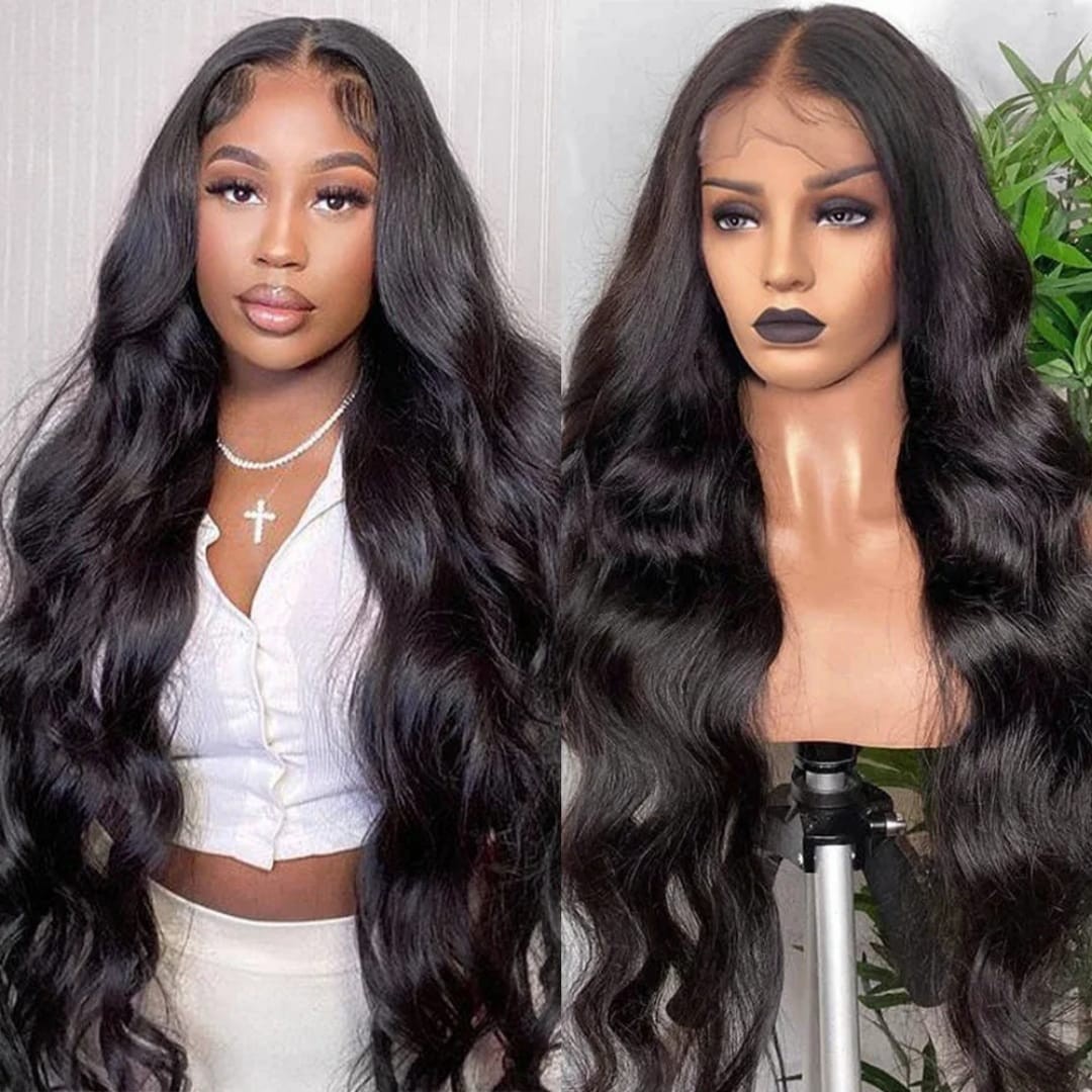 13×4 HD Lace Frontal Wig 100% Human Hair Body Wave 250% Density 12A 18-24″ Soft