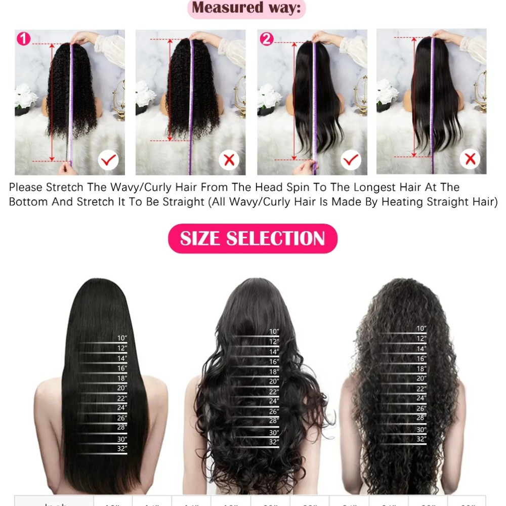 Bone Straight HD Lace Front Wig – 13×6/13×4/360 Brazilian Human Hair 250 Density
