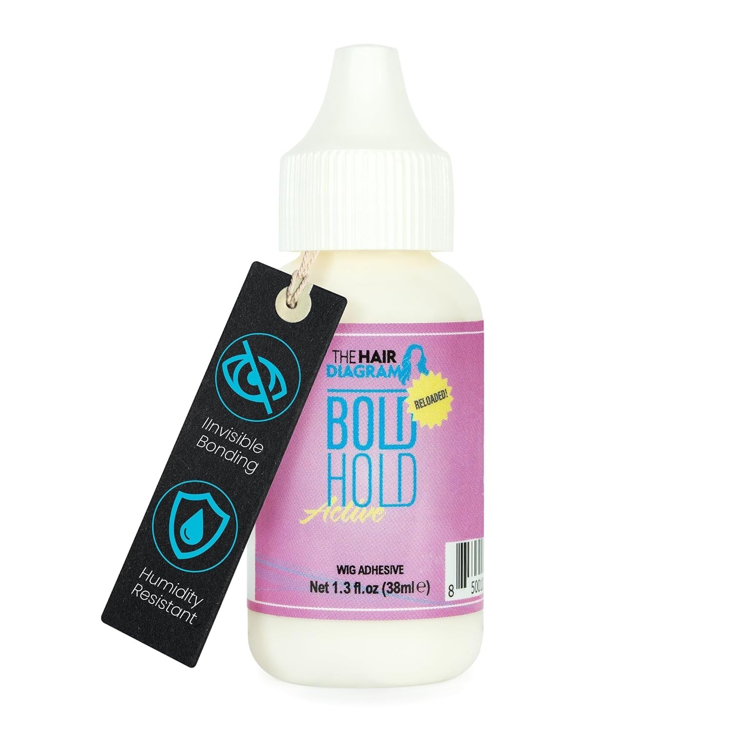Invisible Bonding Wig Adhesive for Oily Skin – Non-Toxic, Dries Clear, 1.3oz