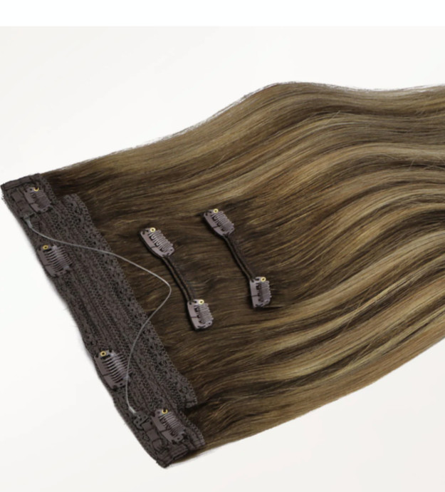 Caramel Blonde Balayage (4/27/4) Pro & Wire Hair Extension (70g-140g) × 1 Wire h