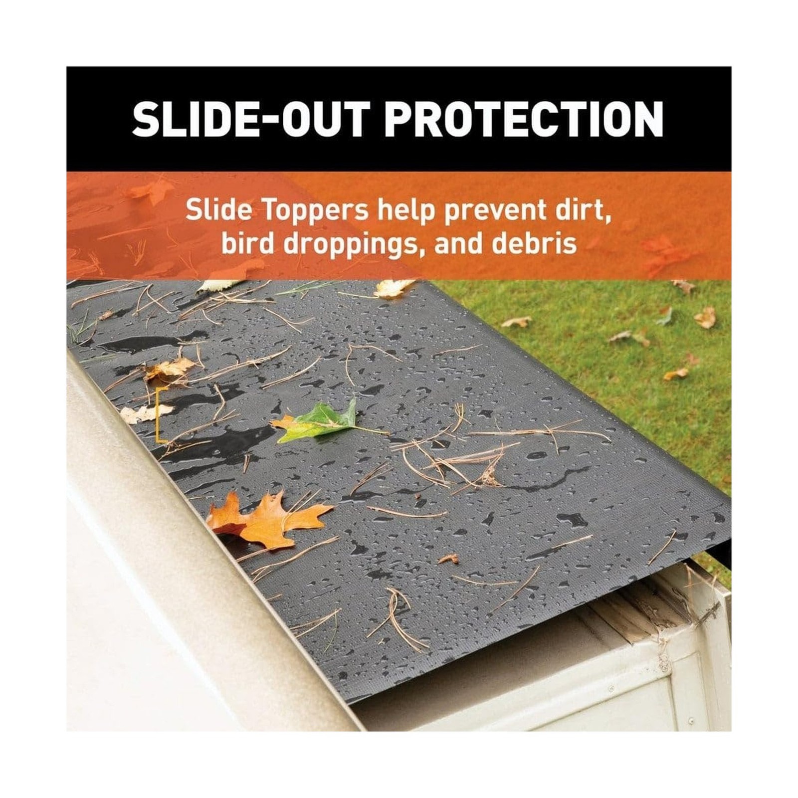 Solera V000251477 Black Slide Topper Awning – 15′ (14’7″ Fabric)