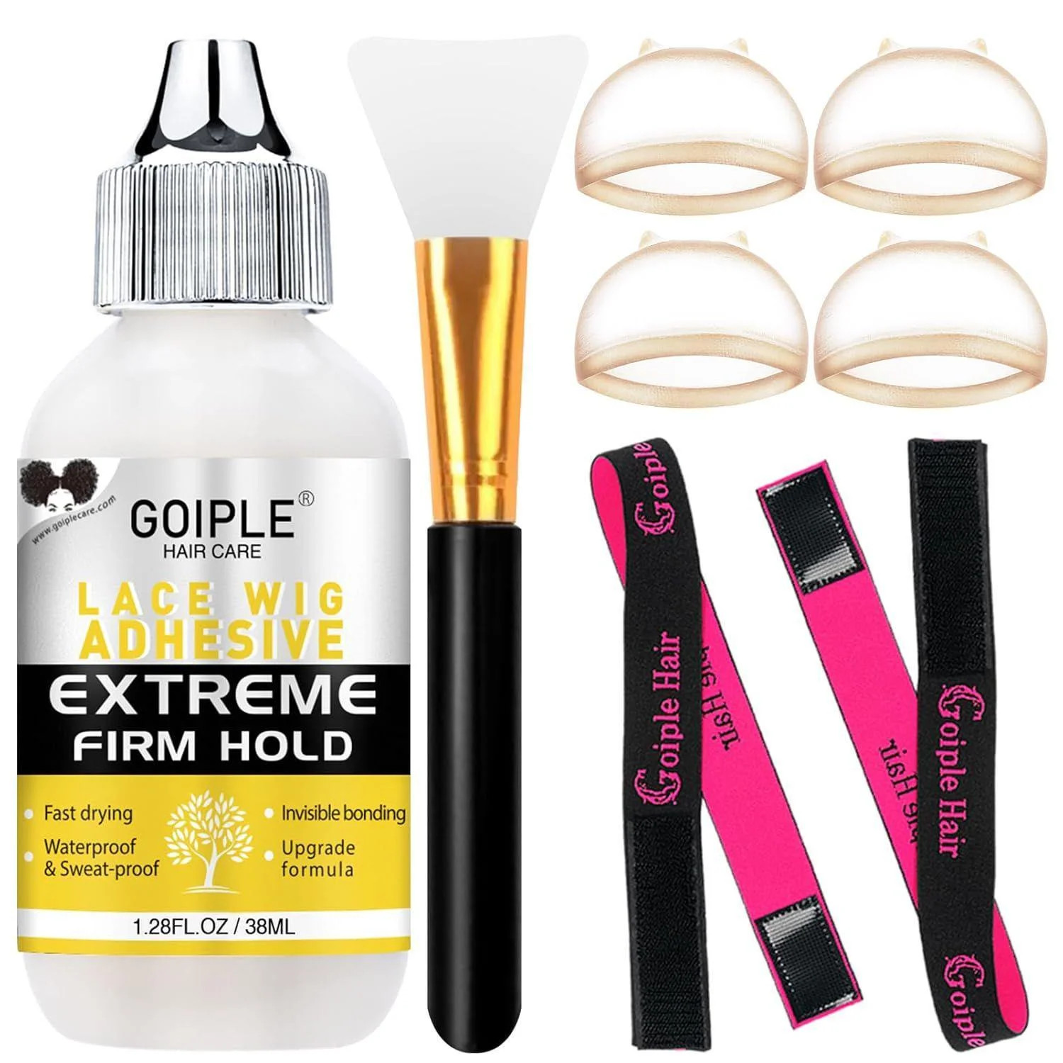 Wig Glue Long Lasting Extra Hold Glue for Wig Waterproof Melting Spray Invisible