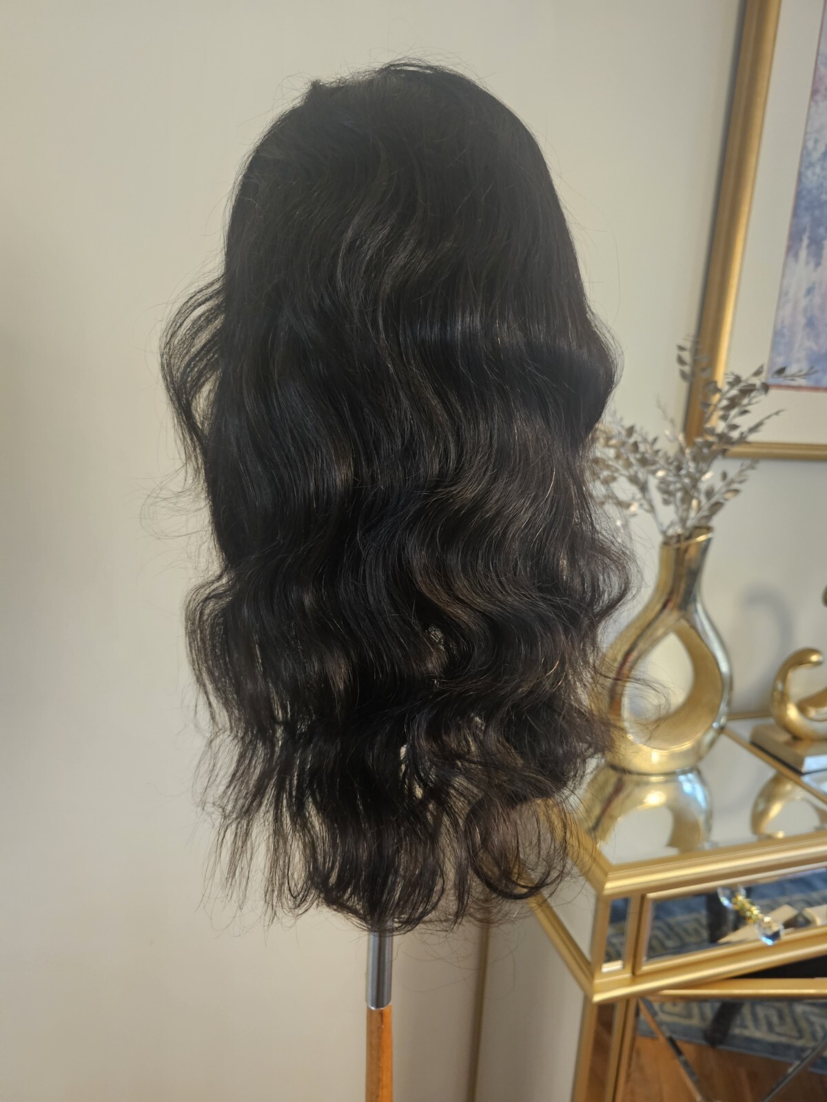 High Quality regular Top 20 to 22″ straight 100% Virgin Human Hair Lace Wig