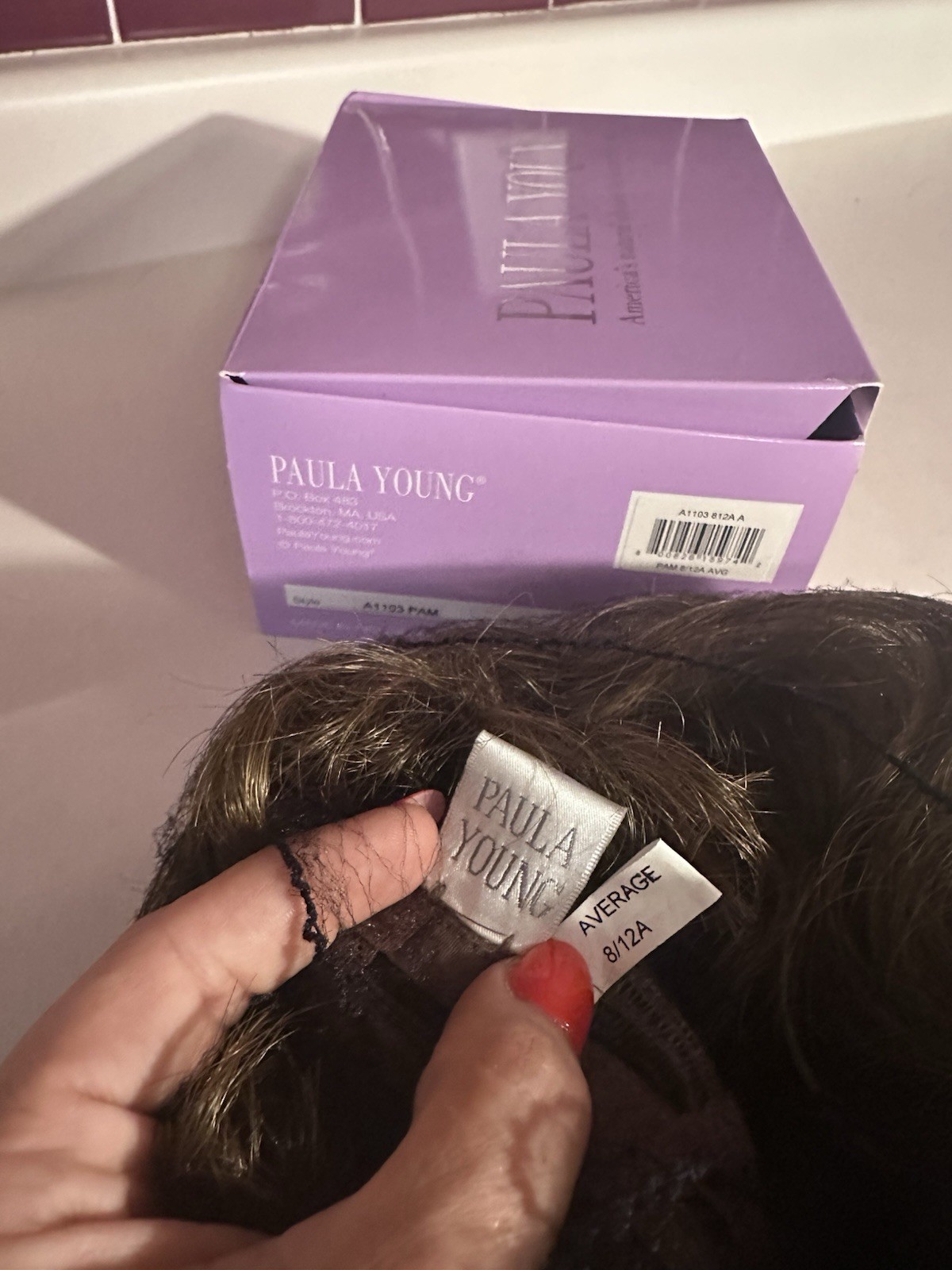 Paula Young PAM Synthetic Wig 8/12A Short Layered Wavy Classic Cap A1103