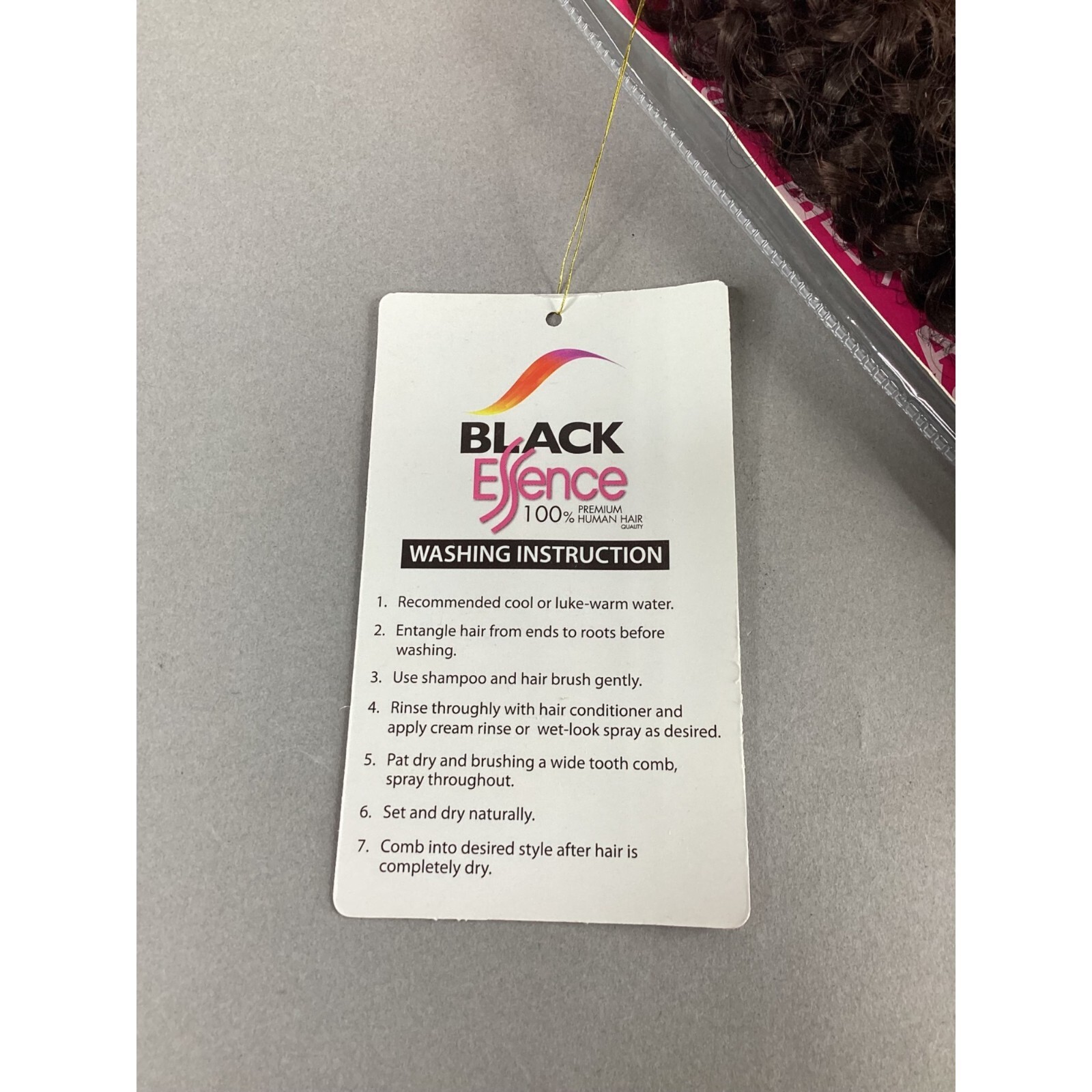 12″ Short Jerry Curl Color #4 Dark Brown Blended Hair Extensions Track Black Es