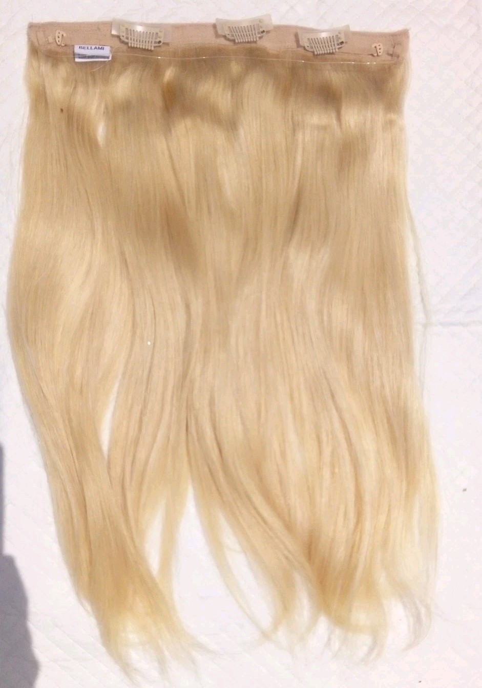 Bellame Instant Volume Halo Hair Extensions Kit 140g 16″ #613 Beach Blonde
