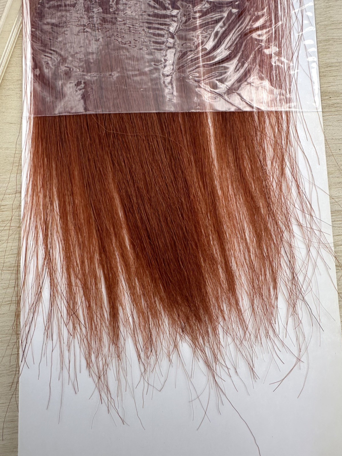 ALL 25 Pieces Yaki Copper Red 20”, 18”, 100% Human Hair Extensions #130