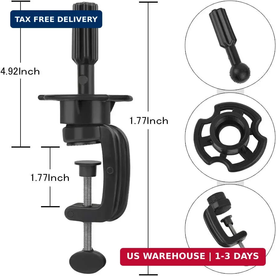 Teenitor Wig Mannequin Head Stand, 2 Pack Cosmetology Manikin Stand Mannequin He