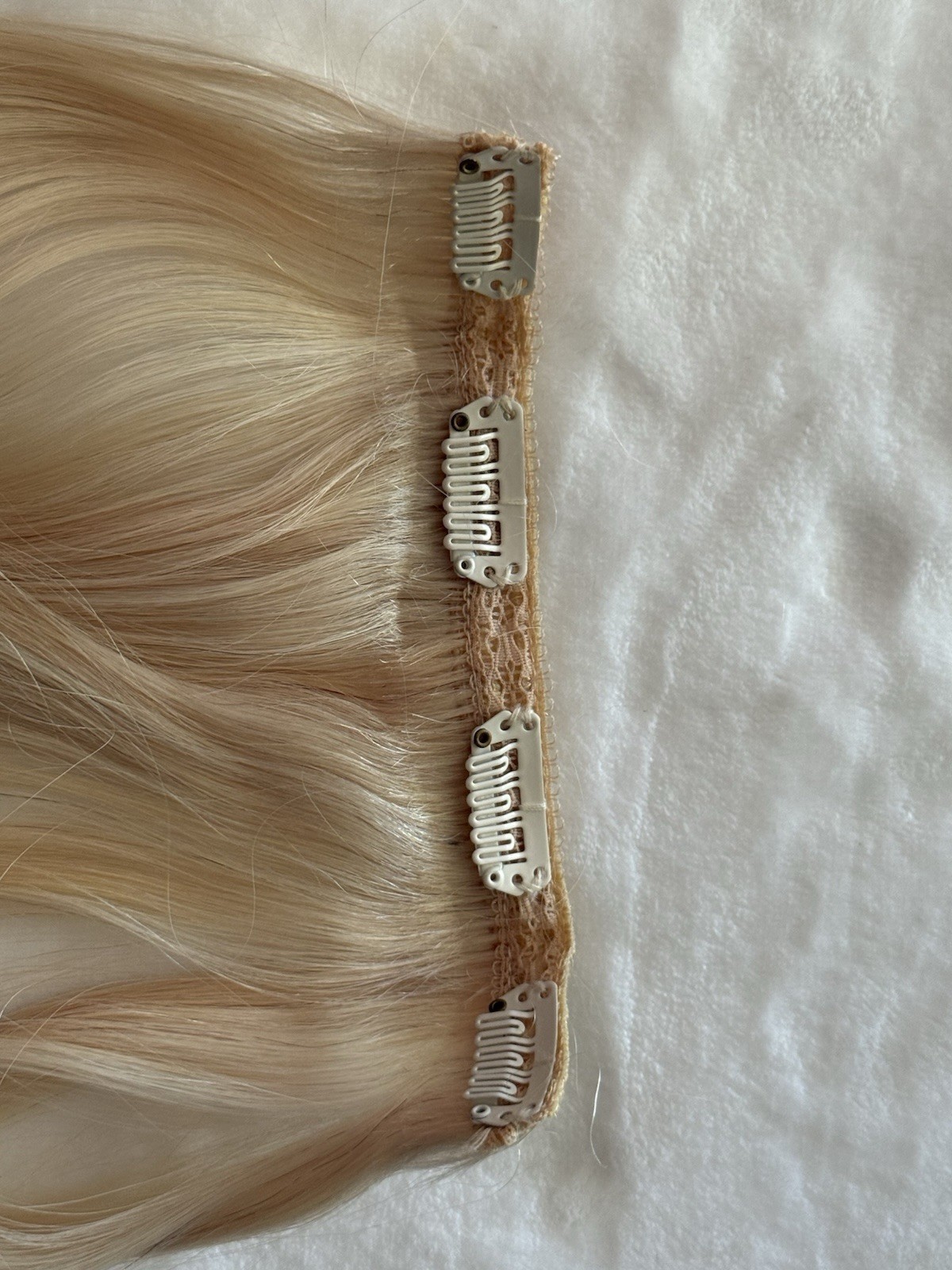 VP FASHION Human Hair Clip-In Hair Extension Blonde 16-18 inches