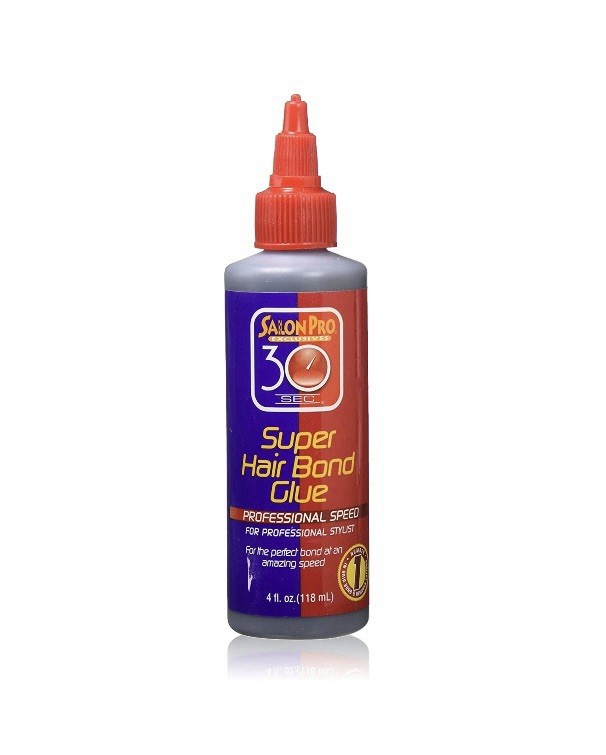 Salon Pro 30 Sec Super Hair Bond Glue 4oz. Weave & Wig Adhesive Extra Hold