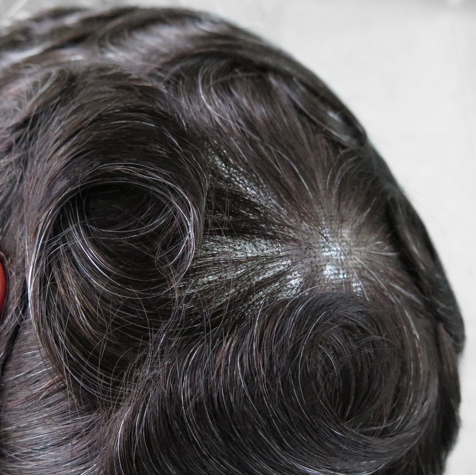 Swiss Lace Toupee For Men Human Hair Replecement System Hairpiece Hair Colored