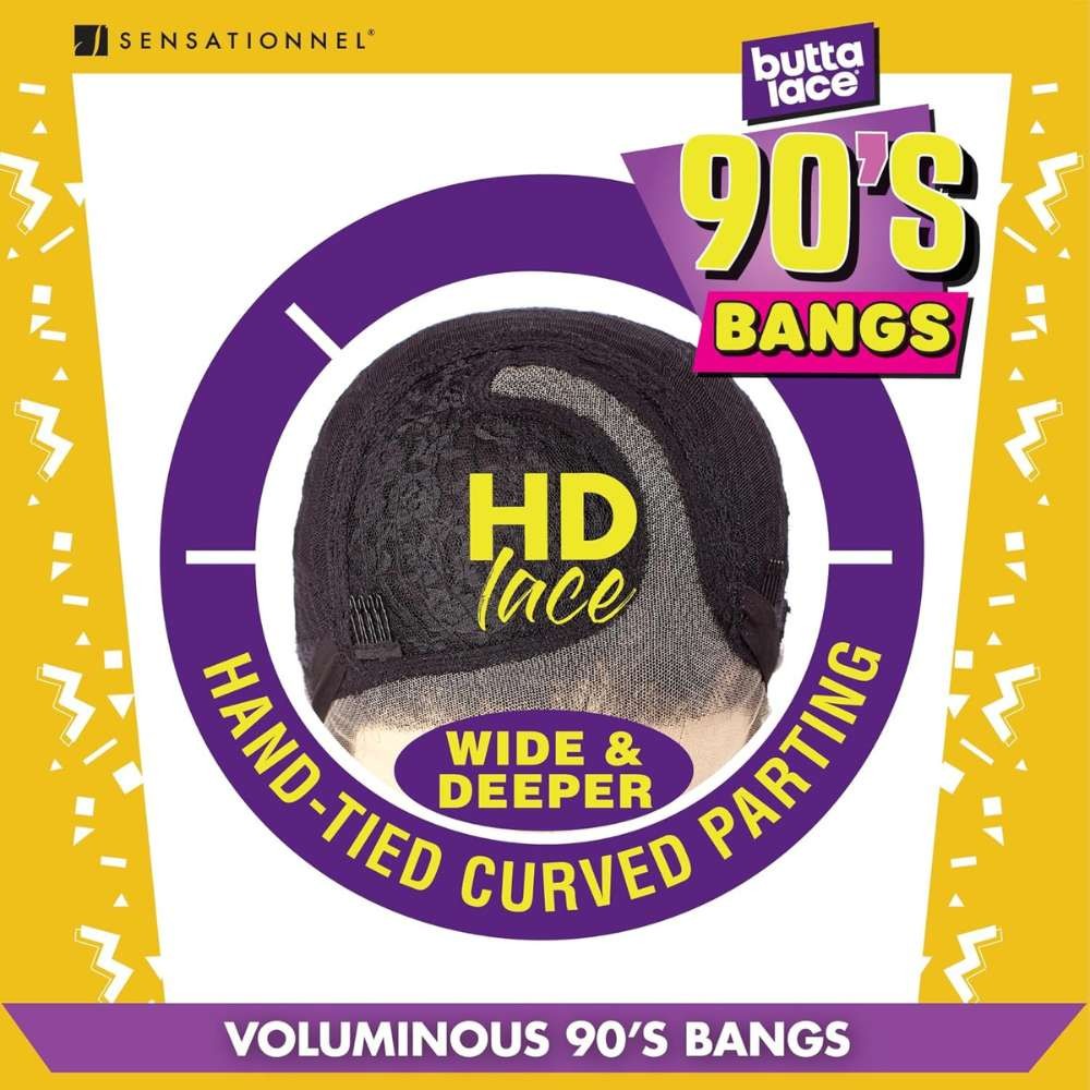 Sensationnel Butta HD Lace Front Wig – 90’s Bangs Unit 903