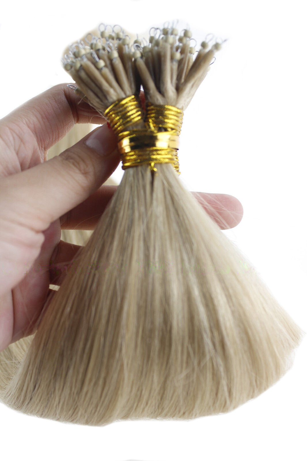 Nano Ring Tip Hair Extensions Micro Beads Link Remy Human Hair Balayage Thick 1g