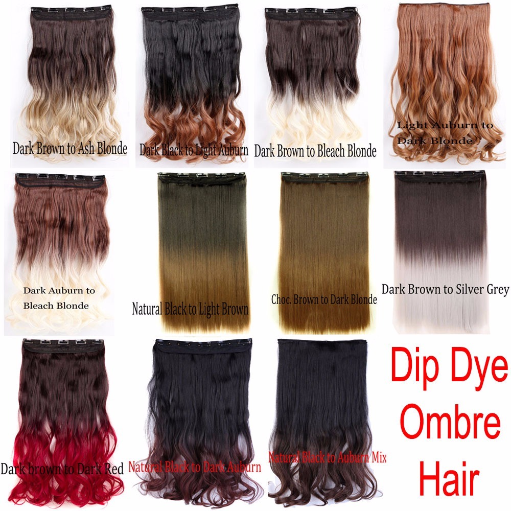 Women One Piece Clip in Hair Extensions Straight Curly V-Shape Curly Hairpiece